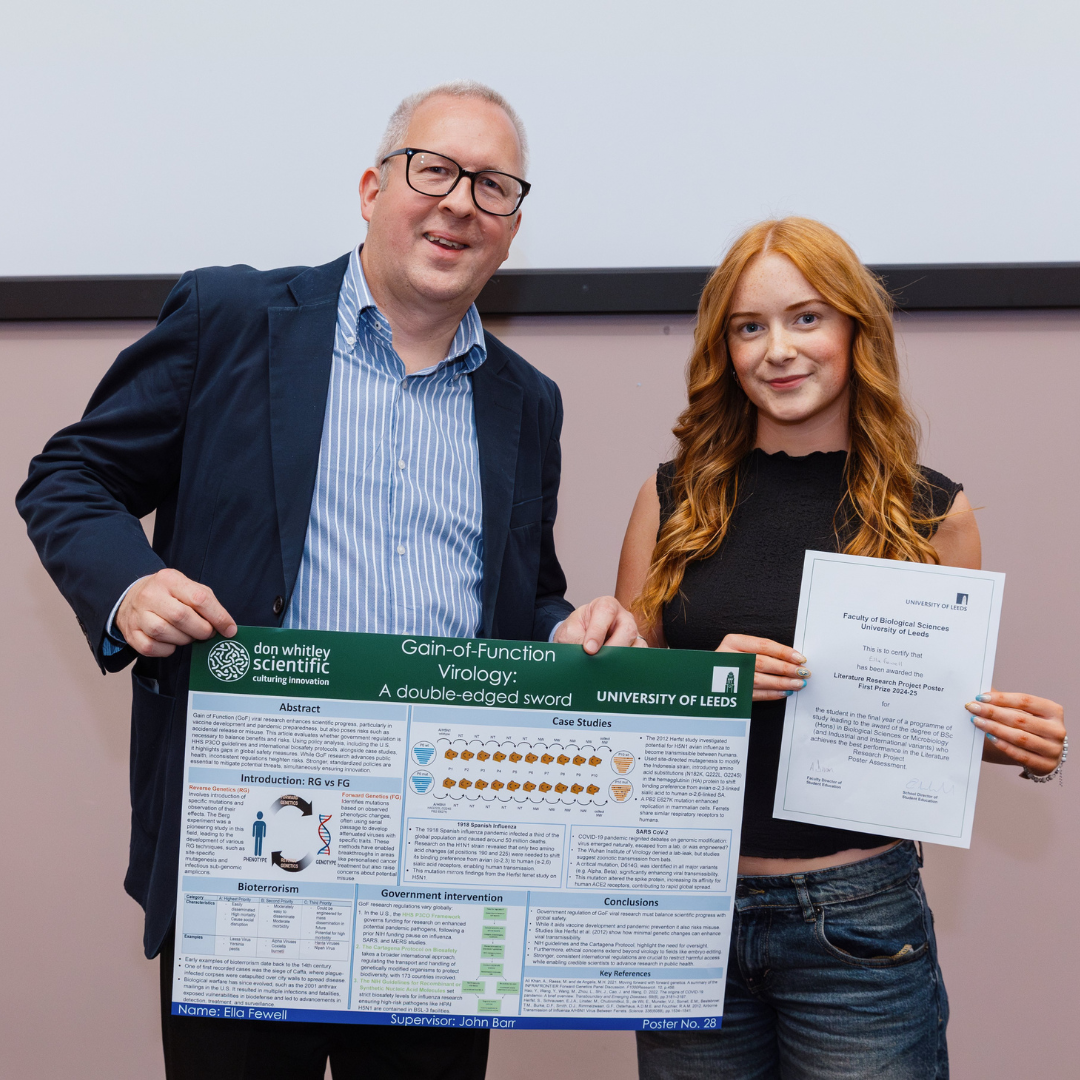 Dr Andrew Pridmore and Ella Fewell