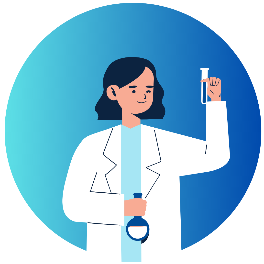 lab tech illustration 