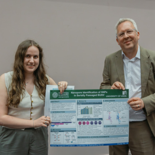 Dr Andrew Pridmore with student