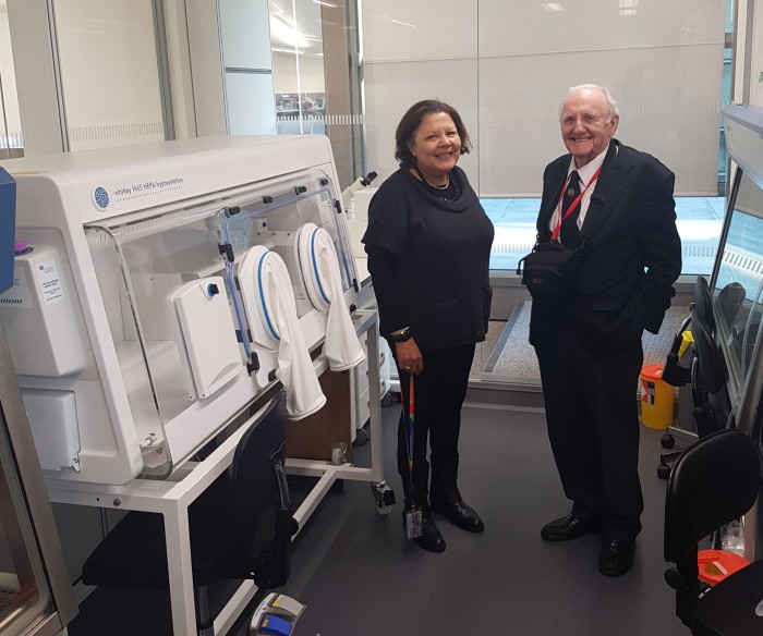 Don Whitley Visits The Francis Crick Institute