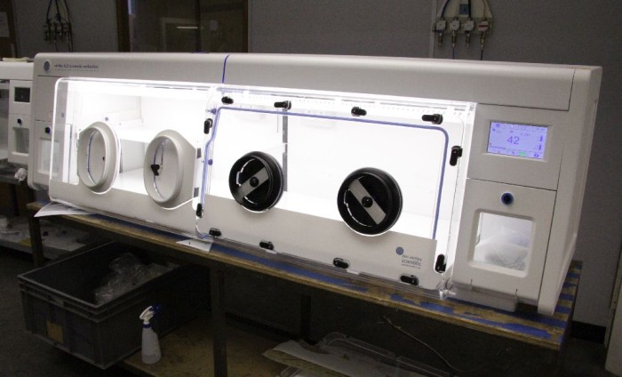 Modifications made to Whitley A55 Anaerobic Workstation
