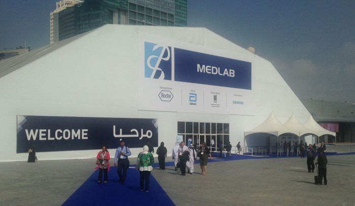 Don Whitley Scientific visit Arab Health 2016