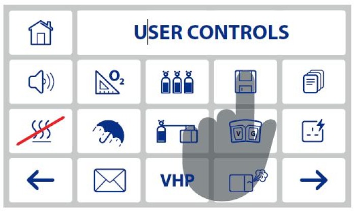 Illustration of the Workstation User Controls Screen