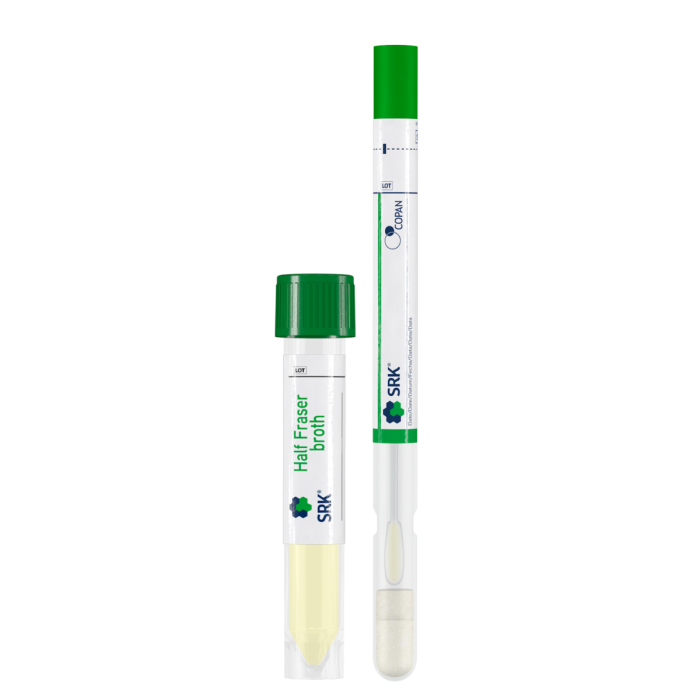 SRK® Half Fraser Broth 10ml + FLOQSwab with 1ml Premoistening Medium (SDW9U005N)