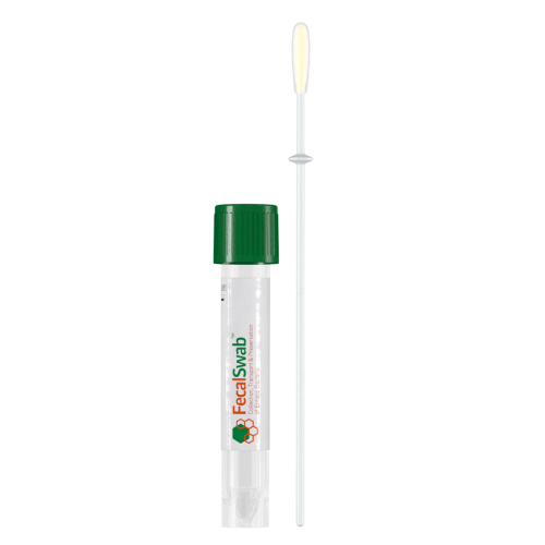 FecalSwab™ with Stopper (Green Lid) – 2ml Modified Cary-Blair Medium (SDW4E048S) image