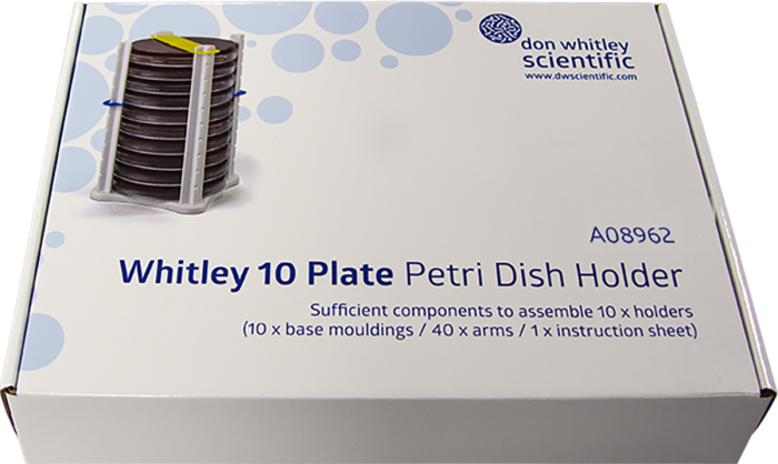 Whitley 10 Plate Petri Dish Holder x 10 image